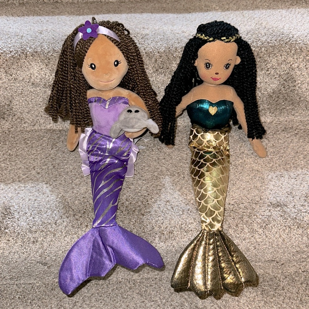 Stuffed Mermaid Doll Bundle